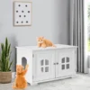 White Cat Litter Box