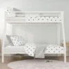 Twin Full Modern Metal Bunk bed Frame with Ladder