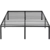 King inch Metal Platform Bed Frame with Under Bed Storage Space