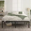 King Metal Platform Bed Frame with Under Bed Storage Space