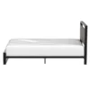 Twin Modern Platform Bed Frame with Wood Panel Headboard Footboard