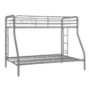 Twin over Full size Sturdy Metal Bunk Bed Finish