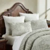 Cotton Chenille Piece Coverlet Bedspread Set Sage